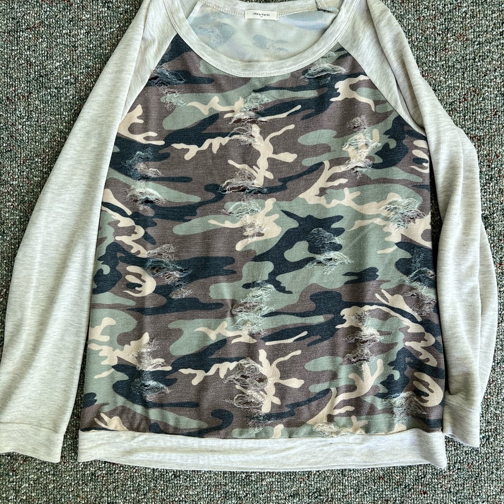 Camo Long sleeve